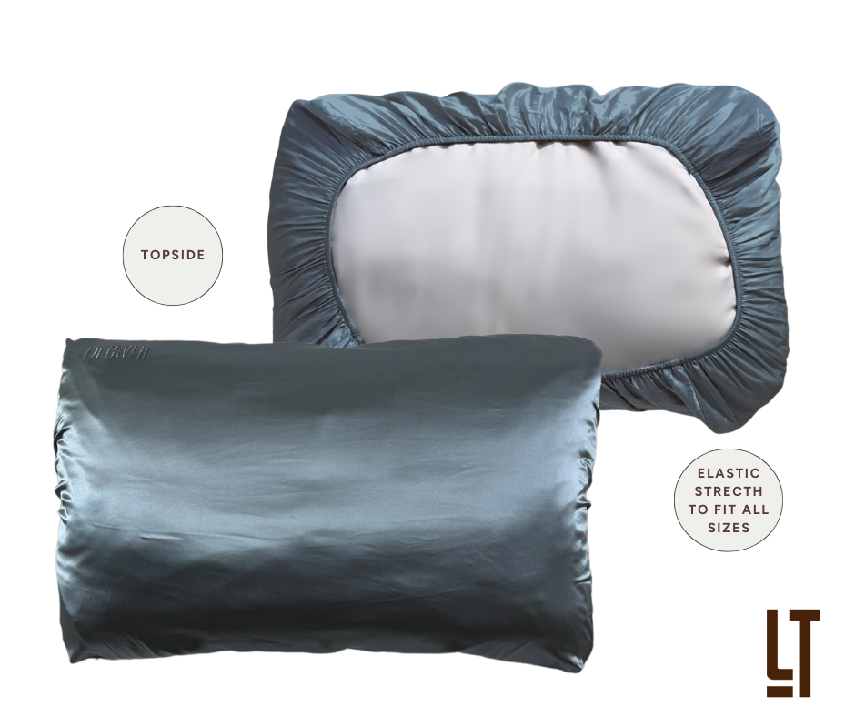 Both sides of a LATRAVLA PillowWrap