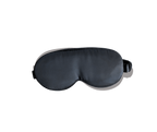 charcoal colour mulberry silk and silver nanoparticle 100% silk padded sleep mask